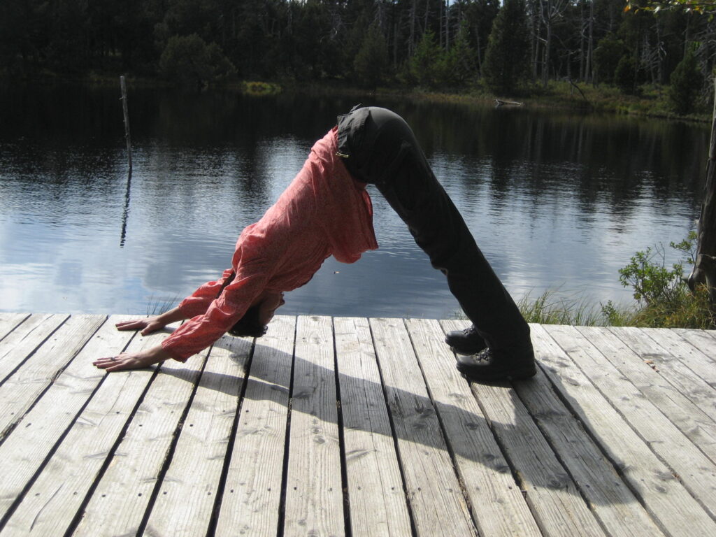 Yoga Übung Herabschauender Hund