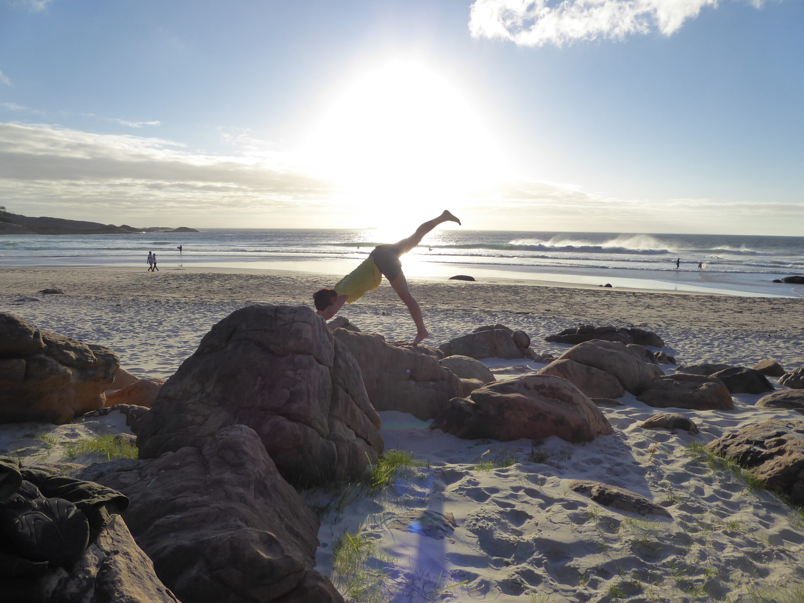 Yoga am Strand