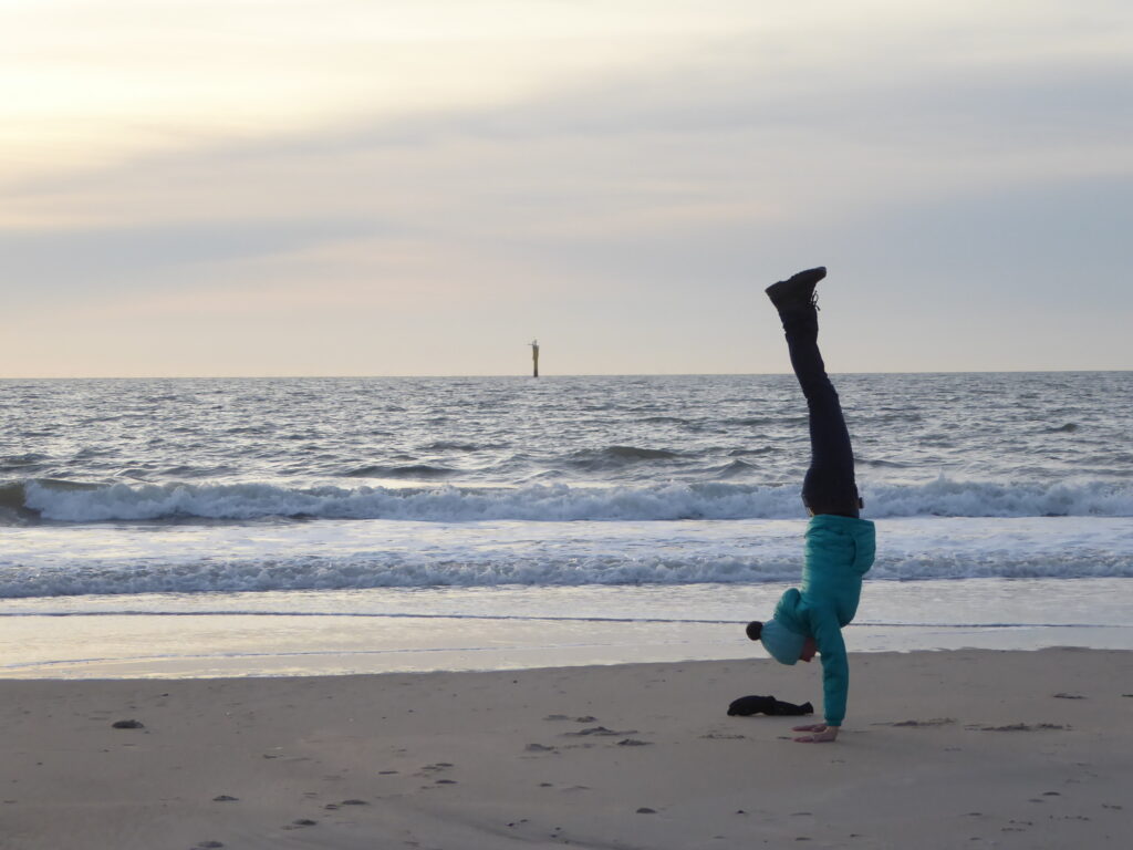 Yoga am Strand